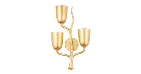 Hudson Valley Lighting 5003-L-GL Vine 3 Light 24" Tall Wall Sconce ...