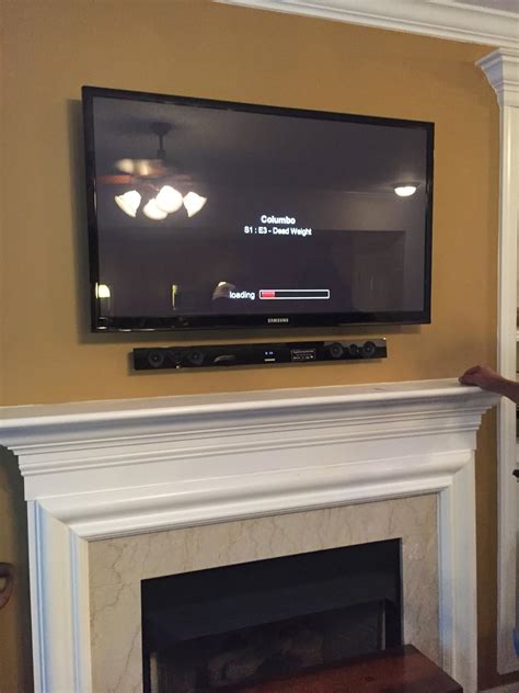 Fireplace With Mounted Tv