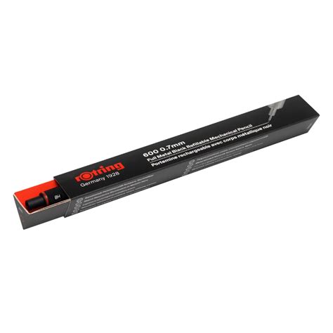Rotring 600 0.7mm Mechanical Pencil - Black – Makoba