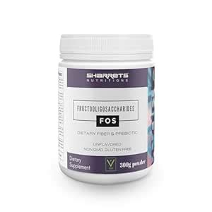 Sharrets FOS Fructooligosaccharides Prebiotic Dietary Fiber Powder 300g ...