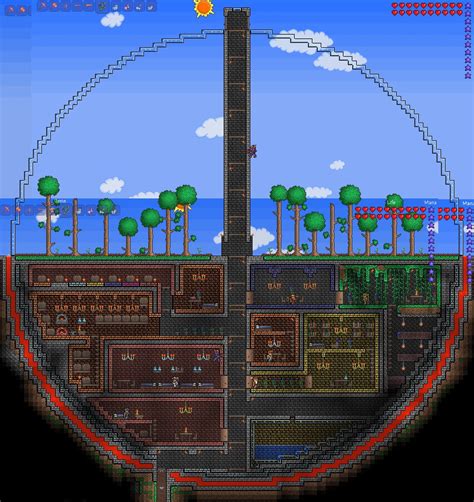 Biodome in Terraria: Creative Building Ideas