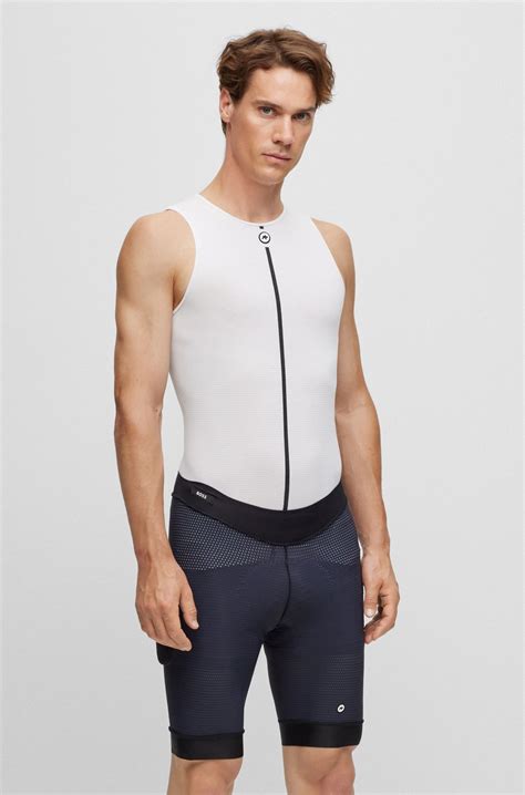 BOSS - BOSS x ASSOS liner shorts with hip-pad insert - Dark Grey