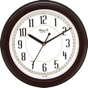 Heart Quartz Analog 26 cm X 26 cm Wall Clock Price in India - Buy Heart ...
