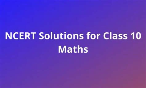 Image result for Class 10th Maths Solutions
