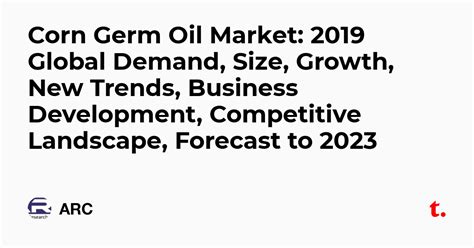 Corn Germ Oil Market: 2019 Global Demand, Size, Growth, New Trends ...