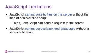 Image result for Limitations of JavaScript