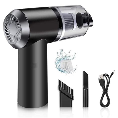 GZ CREATION 3 in 1 Handheld Vacuum Car Cleaner Wireless Rechargeable ...