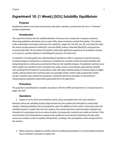 Image result for Solubility Lab Demonstration
