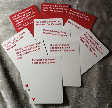 Cards Against Humanity Disney Examples - CARDS AGAINST DISNEY / This ...
