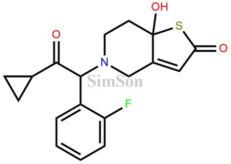 Prasugrel Hydroxy Thiolactone | CAS No- 947502-66-1 | Simson Pharma Limited