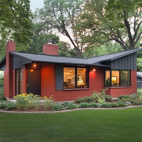 Modern Brick House Color Schemes