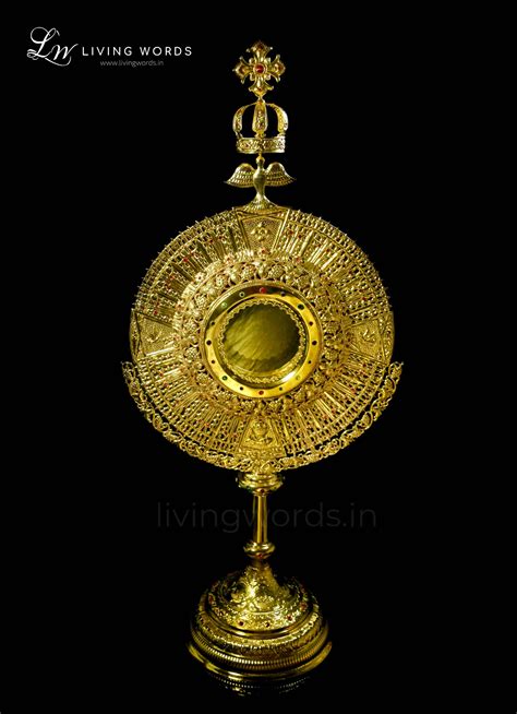 Handcrafted Monstrance - Available in Different Sizes | Heavy Gold ...