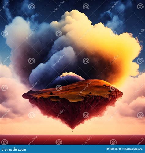 End of the World. Apocalypse 3D. Extinction-level Event. Dystopian and Apocalyptic Background ...