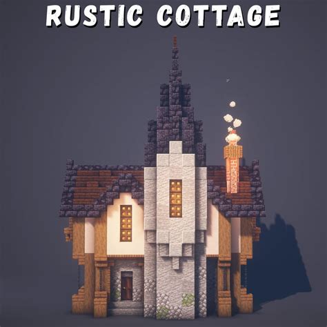Image result for Rustic Minecraft House Tutorial Cottage