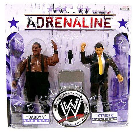 2008 WWE Jakks Pacific Adrenaline Series 31 Big Daddy V & Matt Striker ...