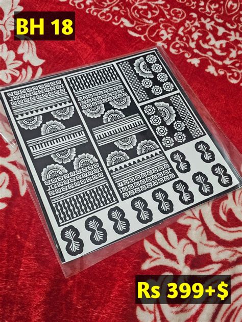 Bridal BH18 Mehindi Sticker (Only Sticker) – Iyak Sticker
