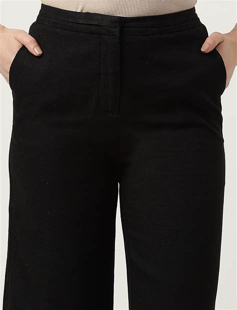 Buy Linen Rich Wide Leg Trousers at Marks & Spencer