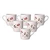 Buy Clay Craft Ceramic Coffee Cup - Set Of 6, Multicolor, 200ml Online ...