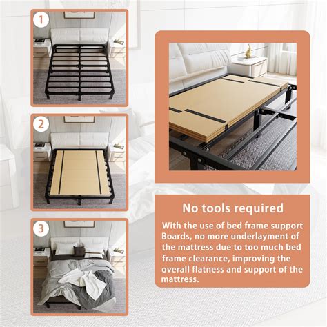 Queen Mattress Support Board Glance 1 In Low Profile Full CARDBB 4/6