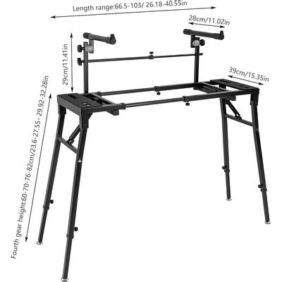 Sertheha 2 Tier Keyboard Piano Stand Portable DJ Controller India | Ubuy