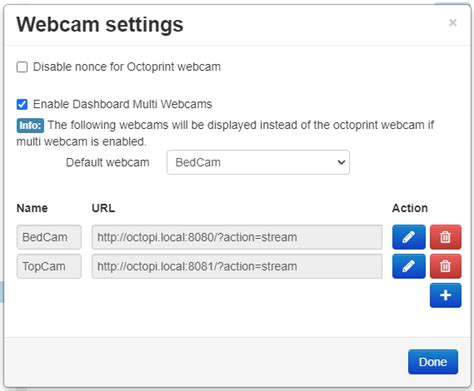 Setting USB Camera OctoPrint 的图像结果