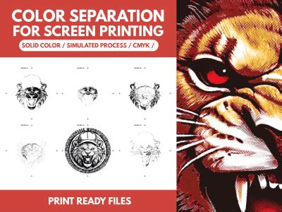 Screen Printing Color Separation 的图像结果