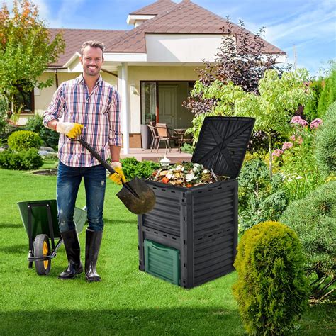 TANGZON 300L Garden Compost Bin, Large Plastic India | Ubuy