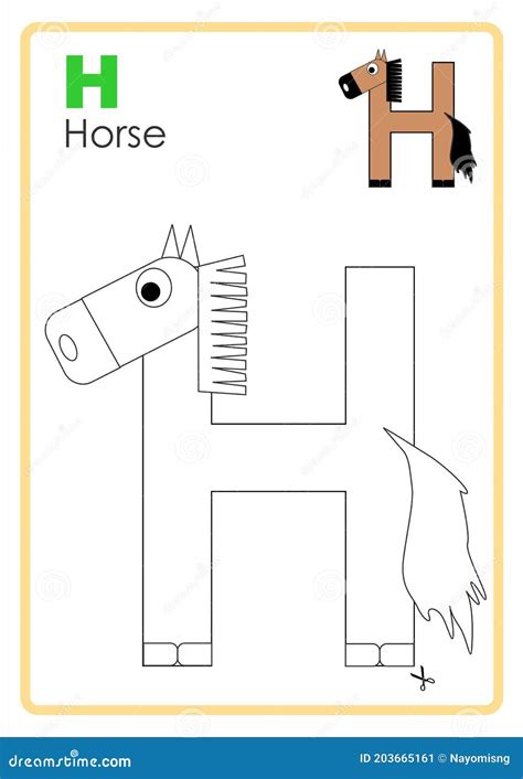 Letter H Crafts Printable