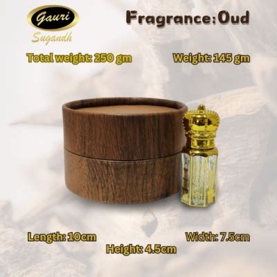 Gauri Oud Attar with Wooden Gift Box