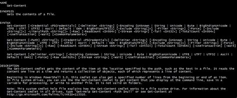 PowerShell Help Command 的图像结果