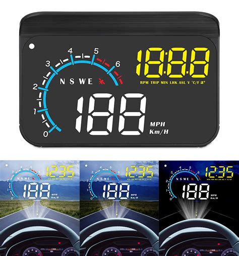 Buy Car Hud Display,ACECAR Upgrade Head Up Display Dual Mode OBD2/GPS ...