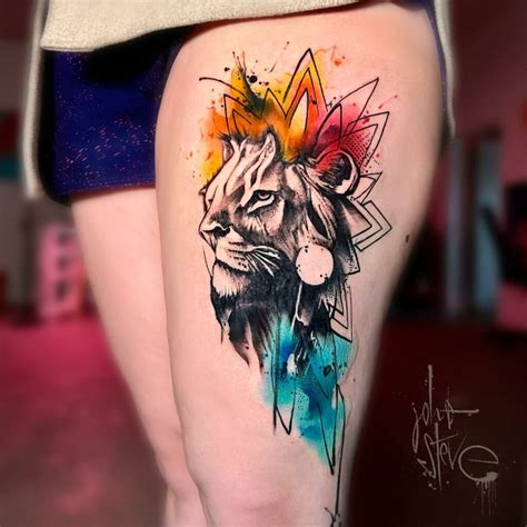 english lion tattoo ideas