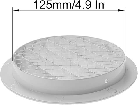 Buy Vent Cover - Aluminum - Round Air Vent Louver - Metal Soffit Vent ...