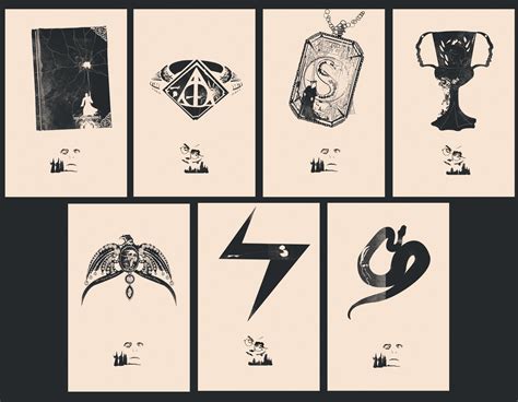 The seven Horcruxes : harrypotter