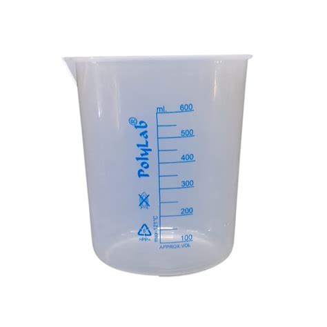 AANIJ® Beaker (Printed Graduation) Measuring Cup, Plastic Science ...