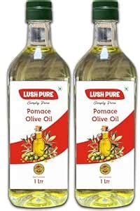 Lush Pure Olive Pomace Oil, Ideal for All Indian Cooking, (Imported ...