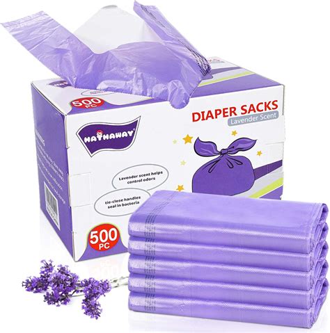 Amazon.com: MOM EASY 200 Count Baby Diaper Trash Bags, 10 Gallon ...