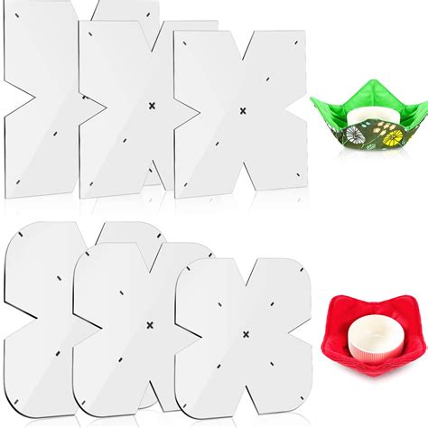 Buy 6 Pieces Cozy Template for Sewing 8 Inch 10 Inch 12 Inch Acrylic ...