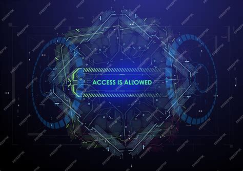 Cyberspace virtual reality in hud style. display screens for tech ...