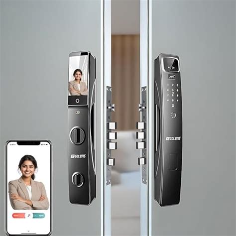 Golens X93N Smart Door Lock | 8-Way Unlocking | 3D Face | Video ...