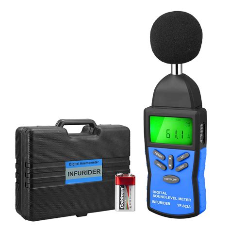 INFURIDER Digital Sound Level Meter 882A, LCD Noise Measuring ...