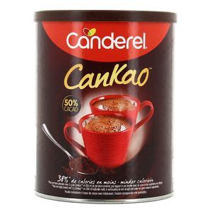 Cankao chocolat en poudre Canderel (100g) > Calories : 190 kCal ...