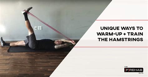 Unique Hamstring Warm Up And Strengthening Exercises