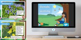 Wiosna | Prezentacja Dla Dzieci | Oznaki Wiosny PowerPoint