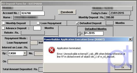 Solution for error in RD default after Upgrade patch 10
