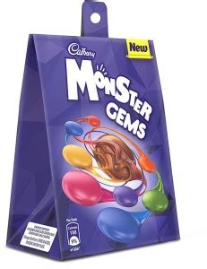 Cadbury GEMS CHOCOLATE MONSTER BOX 39.9GM Caramels Price in India - Buy ...