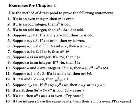 Image result for Direct Method of Proof Example