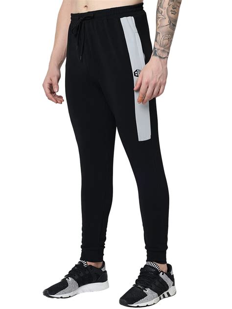 ENDEAVOUR WEAR Men Black Regular Fit Trackpants : Amazon.in: Clothing ...
