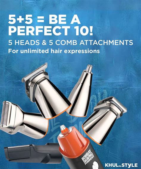 BOMBAY SHAVING COMPANY 11-in-1 full body trimmer Fully Waterproof ...