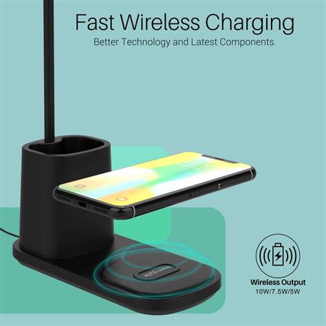 Portronics Brillo II Lamp with Wireless Charging
